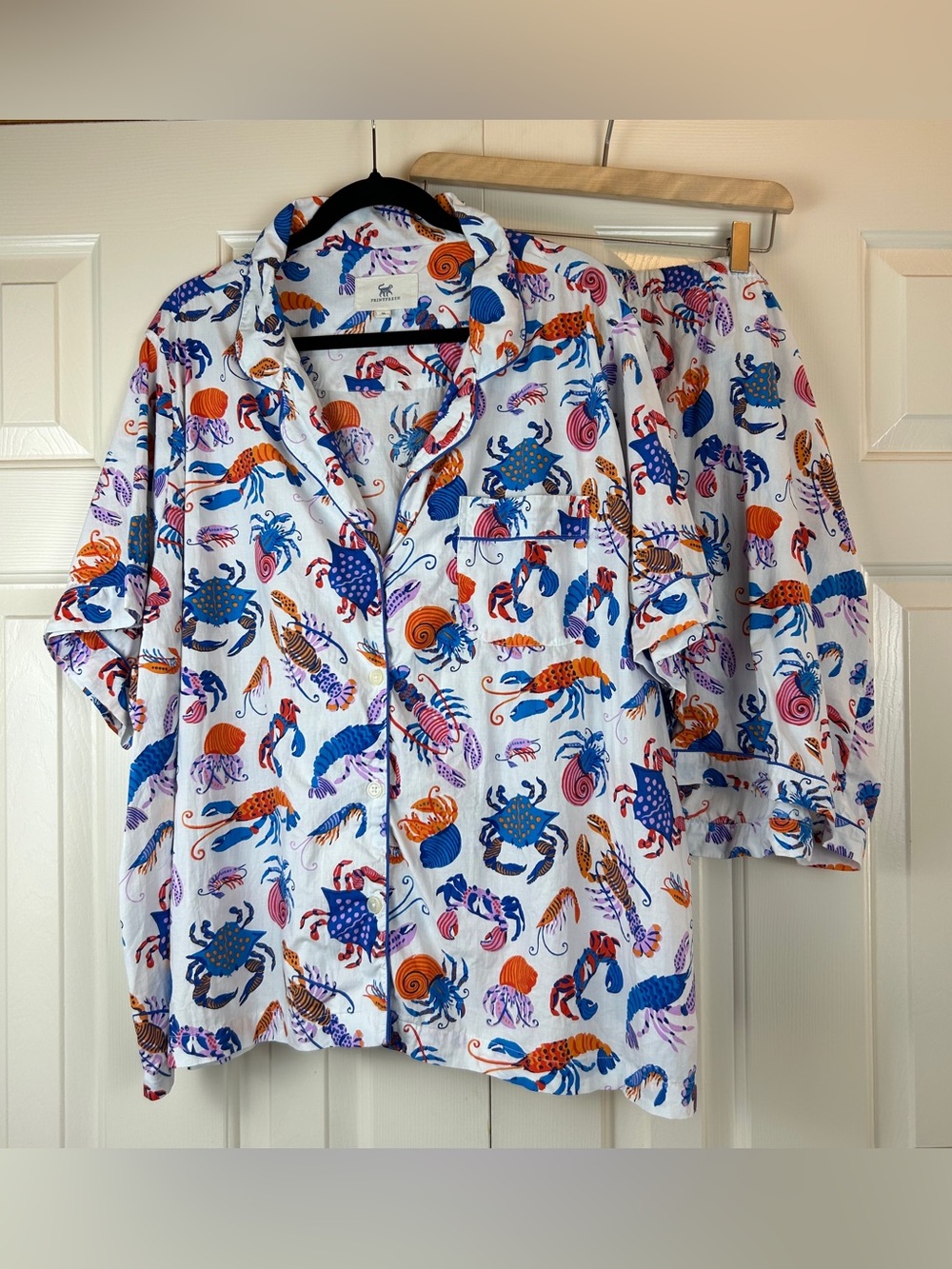 Printfresh Seafood Novelty Matching Pajama Set